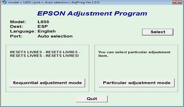 epson l850 resetter adjustment program resetter free download epson l850 resetter adjustment program resetter free download