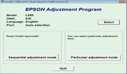 epson l850 adjustment program download epson l850 adjustment program download