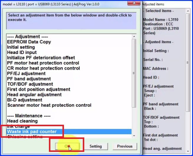 Epson l3110 Resetter Software Free Download