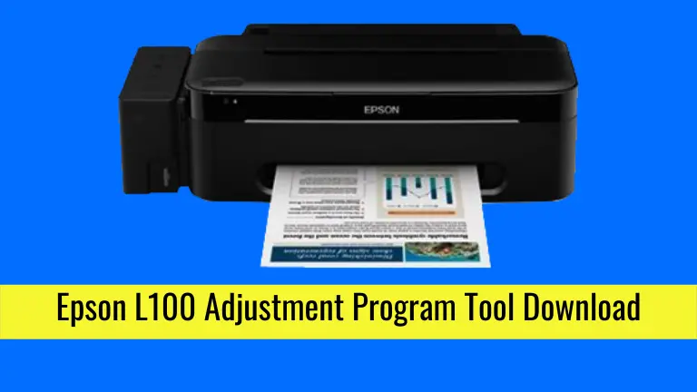Epson L100 Resetter Adjustment Program