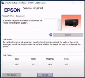 Epson L3210 Adjustment Program